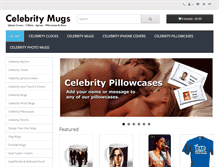Tablet Screenshot of celebritymugs.co.uk